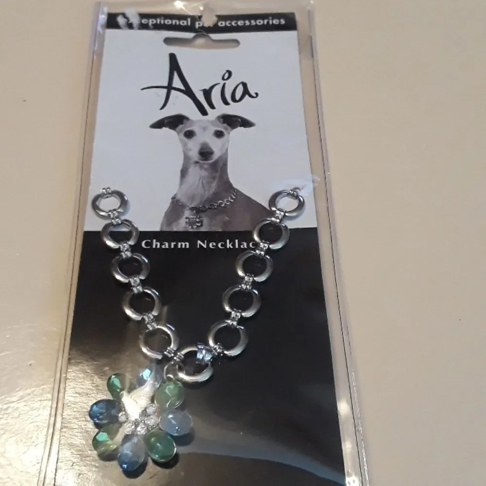 Aria Dog Charm Necklace